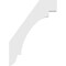 Ekena Millwork 3"W x 16"D x 22"H Standard Aspen Architectural Grade PVC Knee Brace BRCP03X16X22ASP - alternate 3